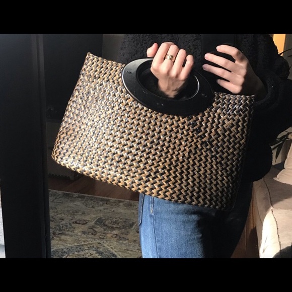 Handbags - Straw Rattan Bag